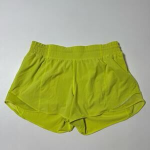Lululemon Hotty Hot High Rise Lined Short 4"